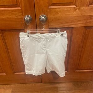 AB Studio Womens White Size 8 Shorts